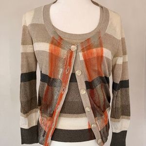 ICEBERG ITALIAN KNIT GOLD TWIN SET